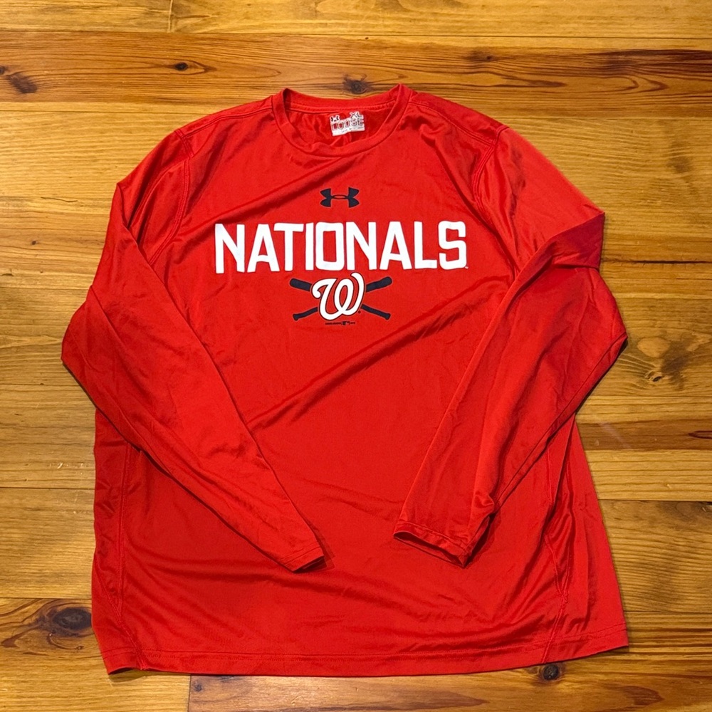 Under Armour Red Nationals Long Sleeve Tee